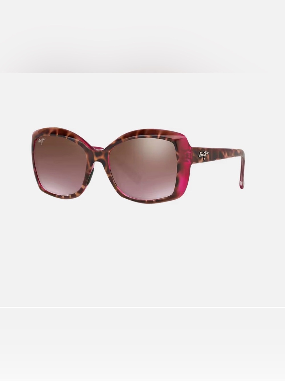 Maui Jim Women's 735 Orchid Tortoise and Magenta Gradient Frame Sunglasses